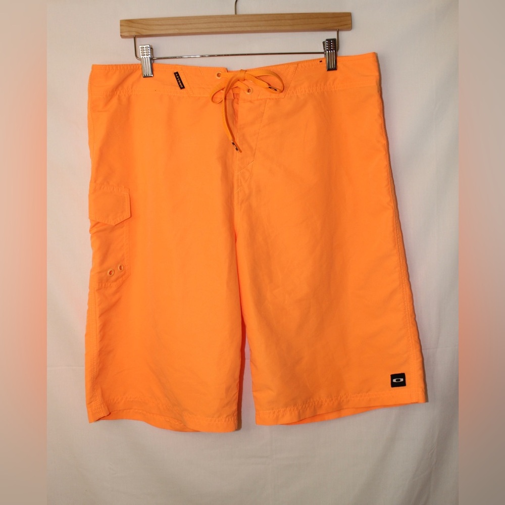 Oakley Men's Orange Swim Board Shorts